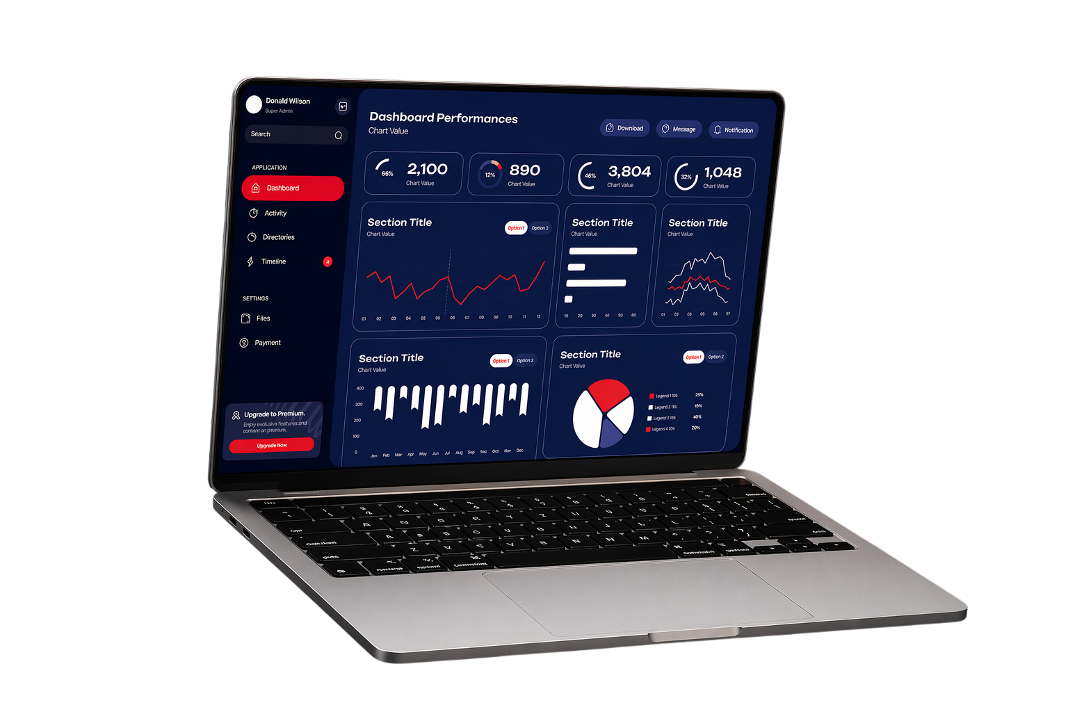 Dashboard Laptop
